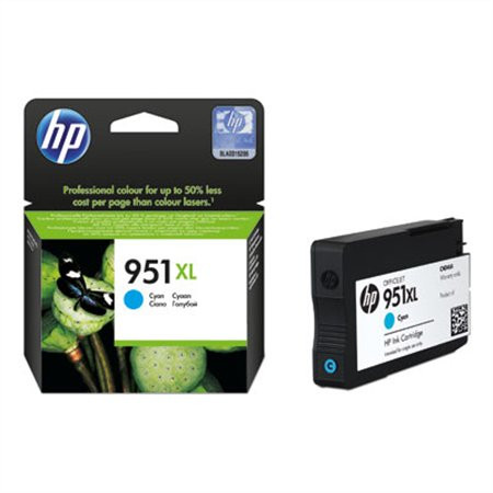 HP CN046AE Tintapatron OfficeJet Pro 8100 nyomtatóhoz, HP  951xl, cián, 1,5k