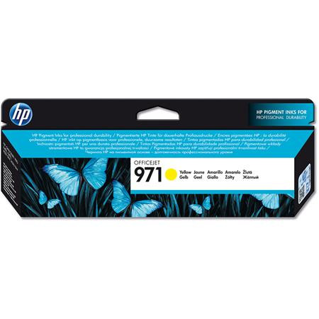 HP CN624AE Tintapatron OfficeJet Pro X451, X476, X551, X576 nyomtatókhoz, HP  971, sárga, 2,5k