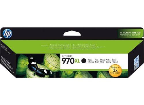 HP CN625AE Tintapatron OfficeJet Pro X451, X476, X551, X576 nyomtatókhoz, HP  970xl, fekete, 9,2k