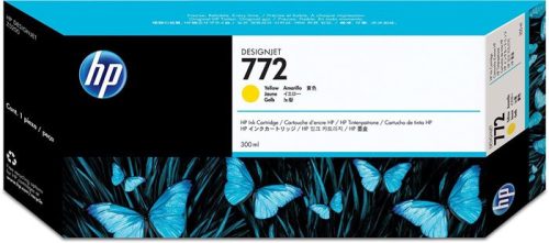 HP CN630A Tintapatron DesignJet Z5200 nyomtatóhoz, HP  772, sárga, 300ml