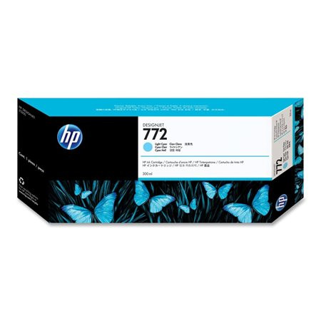 HP CN632A Tintapatron DesignJet Z5200 nyomtatóhoz, HP  772, világos cián, 300ml