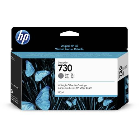 HP P2V66A Tintapatron DesignJet T1600, T1700, T2600 nyomtatókhoz, HP  730, szürke, 130 ml