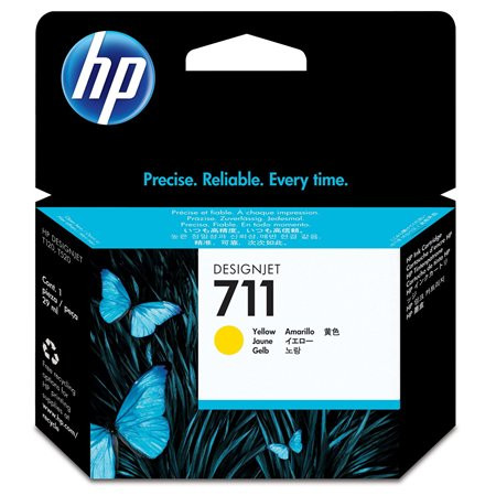 HP CZ132A Tintapatron DesignJet T120,T520 nyomtatókhoz, HP  711, sárga, 29 ml
