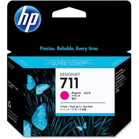 HP CZ135A Tintapatron DesignJet T120, T520, nyomtatókhoz, HP  711, magenta, 29ml