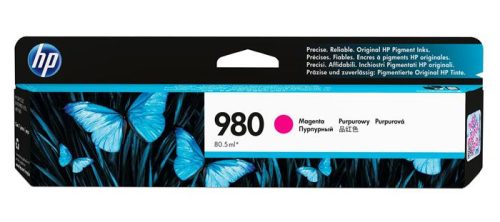 HP D8J08A Tintapatron OfficeJet Enterprise Color X585, X555 nyomtatókhoz, HP  980, magenta, 6,6k