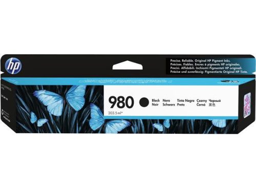 HP D8J10A Tintapatron OfficeJet Enterprise Color X585, X555 nyomtatókhoz, HP  980, fekete, 10k