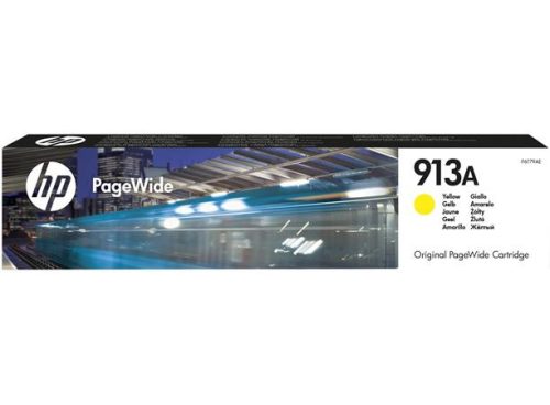 HP F6T79AE Tintapatron PageWide 352, 377, PageWide Pro 452, 477 nyomtatókhoz, HP  913, sárga, 3,5k