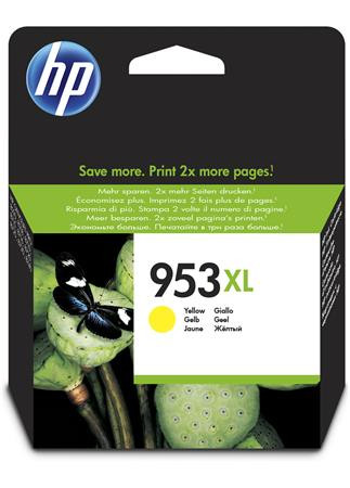 HP F6U18AE Tintapatron OfficeJet Pro 8210, 8700-as sorozathoz, HP  953XL, sárga, 1,6k