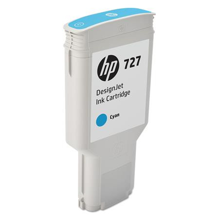 HP F9J76A Tintapatron DesignJet T1500, T2500, T920, T930 nyomtatókhoz, HP  727, cián, 300ml
