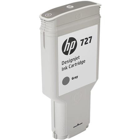 HP F9J80A Tintapatron DesignJet T1500, T2500, T920, T930 nyomtatókhoz, HP  727, szürke, 300ml