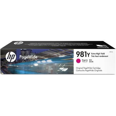 HP L0R14A Tintapatron Color PageWide Enterprise 556, 586 nyomtatókhoz, HP  981Y, magenta, 16k
