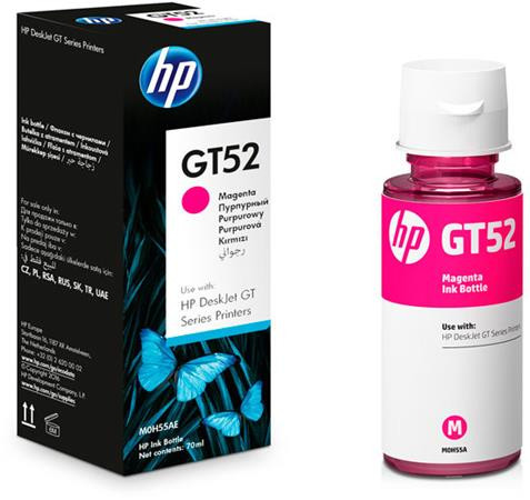 HP M0H55AE Tinta, Designjet GT 5810, InkTank 410 nyomtatókhoz, HP  GT52, magenta, 8k