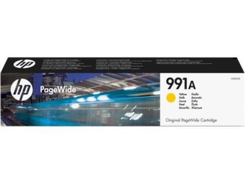 HP M0J82AE Tintapatron PageWide Pro 755, 772, 777 nyomtatókhoz, HP  991A, sárga, 8k