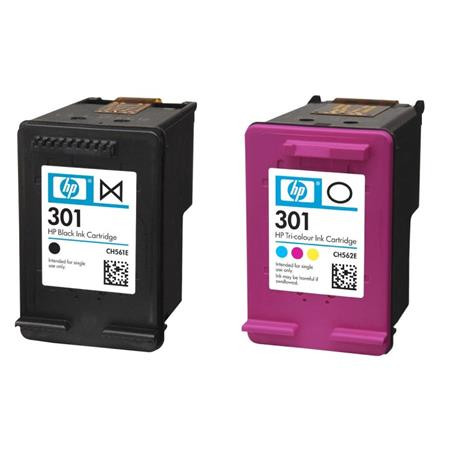 HP N9J72AE Tintapatron pack DeskJet 2050 nyomtatóhoz, HP  301, b+c+m+y