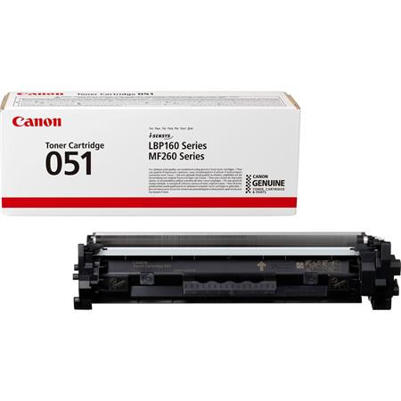 Canon CRG-051 Lézertoner i-SENSYS LBP162dw, MF269dw, MF267dw, MF264dw nyomtatókhoz, fekete, 1,7k