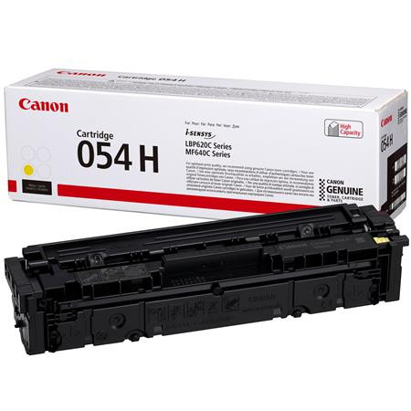 Canon CRG-054H Lézertoner i-Sensys LBP621 623, MF641, 643 nyomtatókhoz, sárga, 2,3k
