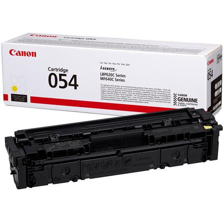 Canon CRG-054 Lézertoner i-Sensys LBP621 623, MF641, 643 nyomtatókhoz, sárga, 1,2k