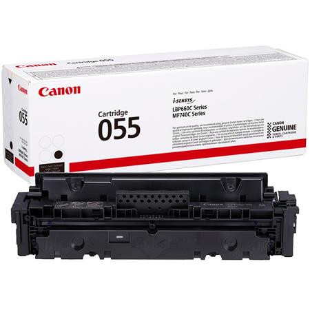 Canon CRG-055 Lézertoner i-Sensys LPB663, 664, MF742, 744, 746 nyomtatókhoz, fekete, 2,3k
