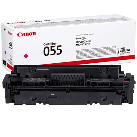 Canon CRG-055 Lézertoner i-Sensys LPB663, 664, MF742, 744, 746 nyomtatókhoz, magenta, 2,1k