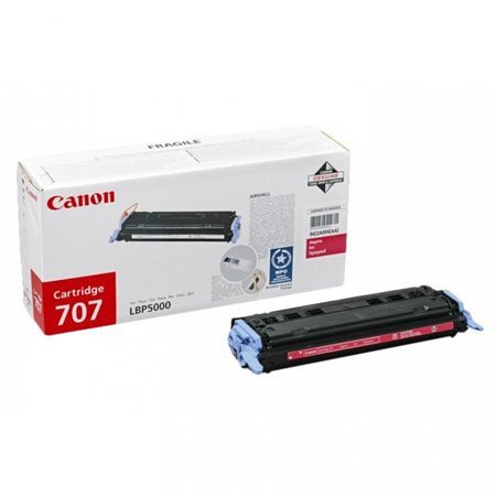 Canon CRG-707M Lézertoner i-SENSYS LBP 5000, 5100 nyomtatókhoz, magenta, 2,5k