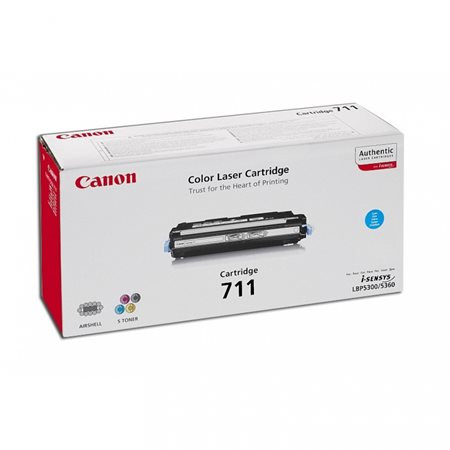 Canon CRG-711C Lézertoner i-SENSYS LBP 5300 nyomtatóhoz, cián, 6k