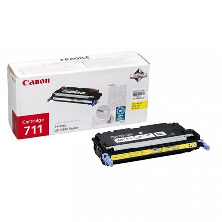 Canon CRG-711Y Lézertoner i-SENSYS LBP 5300 nyomtatóhoz, sárga, 6k
