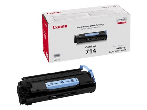 Canon CRG-714 Lézertoner i-SENSYS fax L3000 nyomtatóhoz, fekete, 4,5k