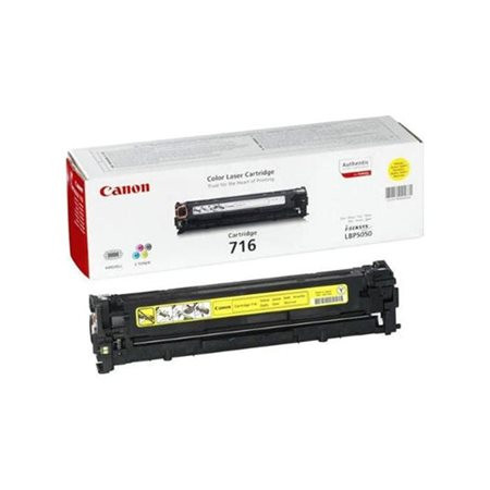 Canon CRG-716Y Lézertoner i-SENSYS LBP 5050 nyomtatóhoz, sárga, 1,5k