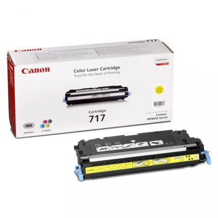 Canon CRG-717Y Lézertoner i-SENSYS MF 8450 nyomtatóhoz, sárga, 4k