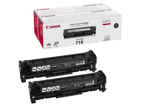 Canon CRG-718B Lézertoner i-SENSYS LBP 7200CDN, MF 8330 nyomtatókhoz, fekete, 2*3,4k