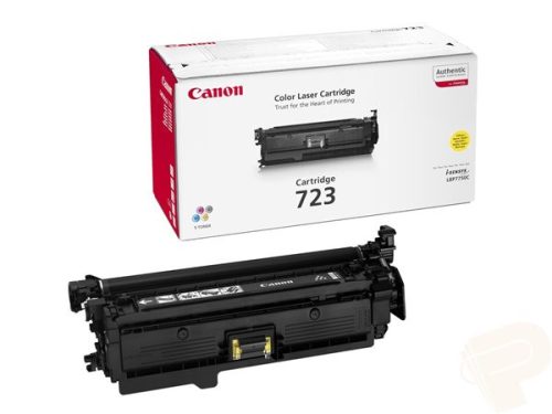 Canon CRG-723Y Lézertoner i-SENSYS LBP 7750CDN nyomtatóhoz, sárga, 8,5k