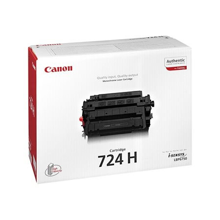 Canon CRG-724H Lézertoner i-SENSYS LBP 6750DN nyomtatóhoz, fekete, 12,5k