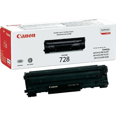 Canon CRG-728 Lézertoner i-SENSYS MF4410, 4430, 4450 nyomtatókhoz, fekete, 2,1k