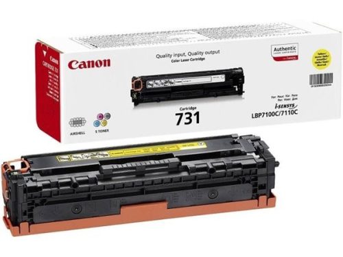 Canon CRG-731Y Lézertoner MF 8230 nyomtatóhoz, sárga, 1,5k