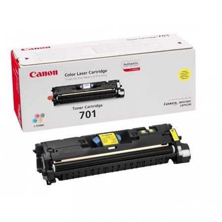 Canon EP-701Y Lézertoner Laser Shot LBP 5200, i-SENSYS MF8180C nyomtatókhoz, sárga, 4k