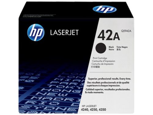 HP Q5942A Lézertoner LaserJet 4250, 4350 nyomtatókhoz, HP  42A, fekete, 10k