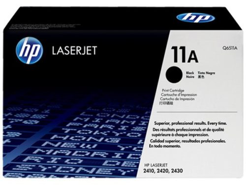 HP Q6511A Lézertoner LaserJet 2410, 2420, 2430 nyomtatókhoz, HP  11A, fekete, 6k