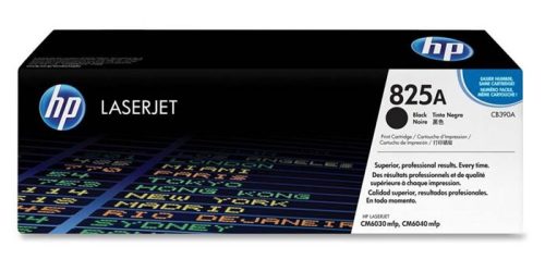 HP CB390A Lézertoner Color LaserJet CM6040 nyomtatóhoz, HP  825A, fekete, 19,5k