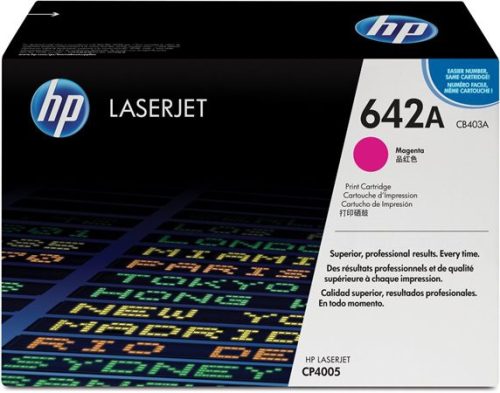 HP CB403A Lézertoner Color LaserJet CP4005N, 4005DN nyomtatókhoz, HP  642, magenta, 7,5k