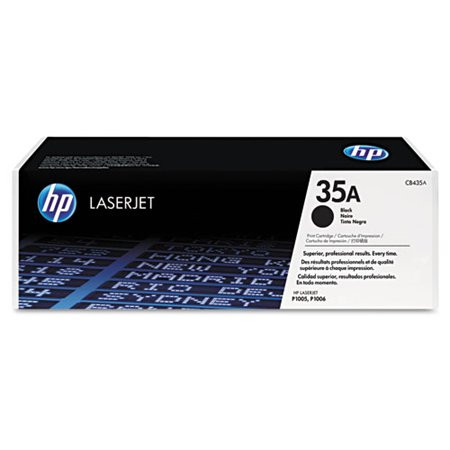 HP CB435A Lézertoner LaserJet P1005, P1006 nyomtatókhoz, HP  35A, fekete, 1,5k