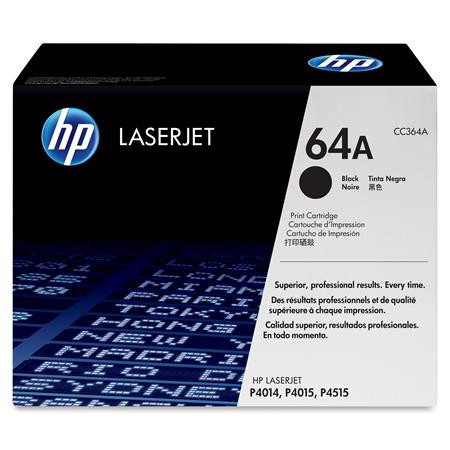 HP CC364A Lézertoner LaserJet P4014, P4015, P4515 nyomtatókhoz, HP  64A, fekete, 10k