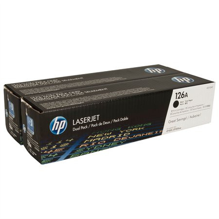 HP CE310AD Lézertoner ColorLaserJet Pro CP1025 nyomtatóhoz, HP  126A, fekete, 2*1,2k
