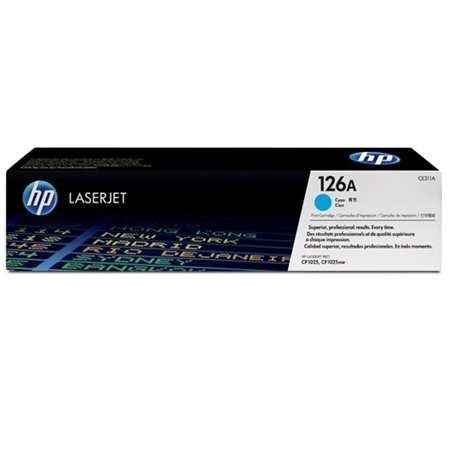 HP CE311A Lézertoner ColorLaserJet Pro CP1025 nyomtatóhoz, HP  126A, cián, 1k