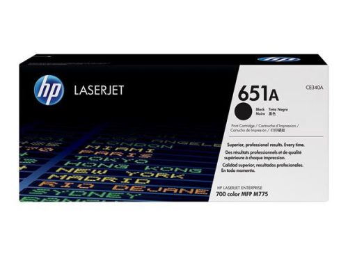 HP CE340A Lézertoner Laserjet Enterprise MFP M775 nyomtatókhoz, HP  651A, fekete, 13,5k