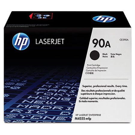 HP CE390A Lézertoner LaserJet M4555MFP nyomtatóhoz, HP  90A, fekete, 10k