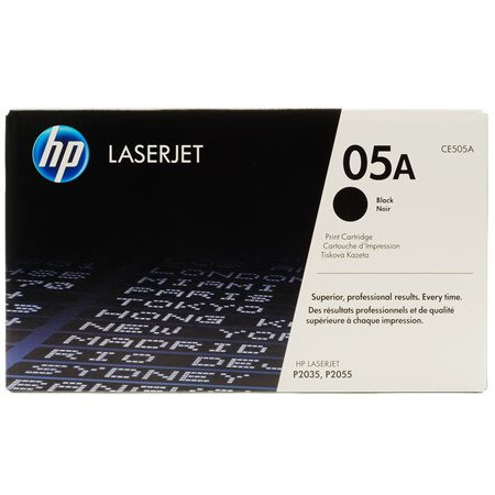 HP CE505A Lézertoner LaserJet P2035, P2055 nyomtatókhoz, HP  05A, fekete, 2,3k