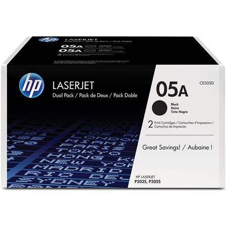 HP CE505D Lézertoner LaserJet P2035, P2055 nyomtatókhoz, HP  05A, fekete, 2*2,3k