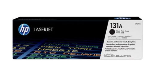 HP CF210A Lézertoner LaserJet Pro 200 M276N nyomtatóhoz, HP  131A, fekete, 1,6k