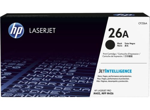 HP CF226A Lézertoner LaserJet Pro M402, 426 nyomtatókhoz, HP  26A, fekete, 3,1k