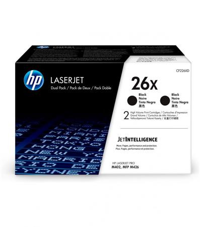 HP CF226XD Lézertoner LaserJet Pro M402, 426 nyomtatókhoz, HP  26X, fekete, 2*9k